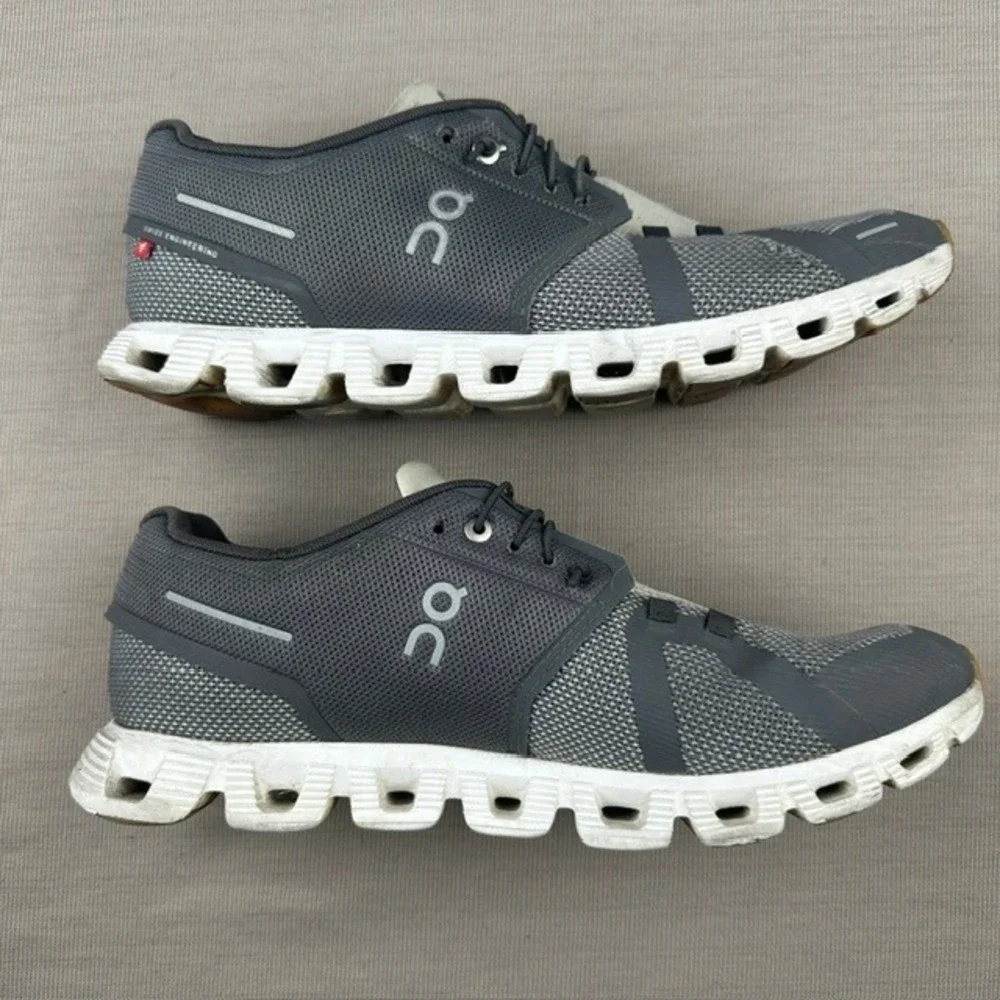 On Cloud 5 Combo Rock Ice Men's Size 10 Gray White 79.98151